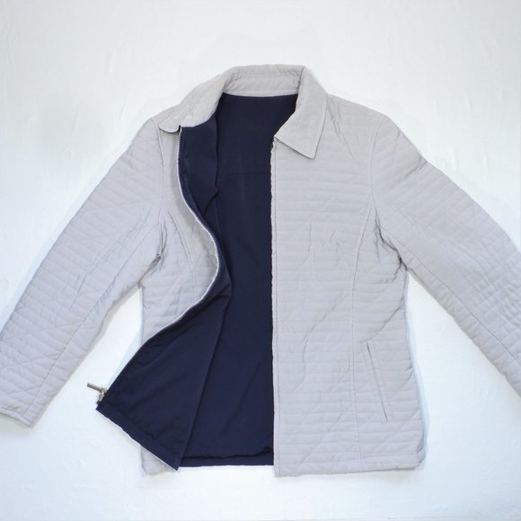 UD Reversible Womens Winter Jacket Size M Utex Design puffy quilted - Picture 1 of 12